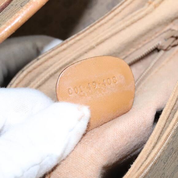 GUCCI Micro GG Supreme Shoulder Bag Pvc Beige Gold - Picture 12 of 16